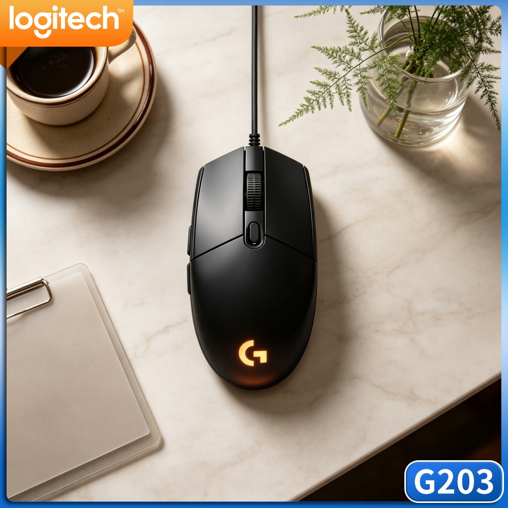 Logitech Mouse G203 - Logitech G203 Mouse Gaming Berkabel Mode