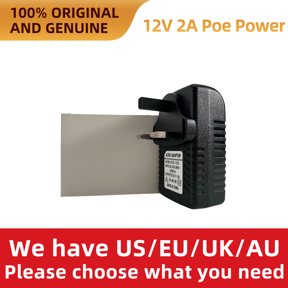 Power Over Ethernet - Injektor POE 12V 2A 24W 10/100Mbps,