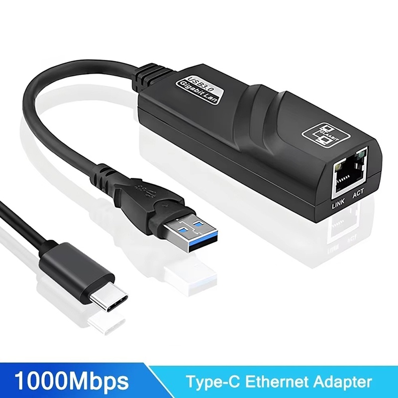 Power Over Ethernet - Adaptor LAN Ethernet USB 3.0 Tipe-C