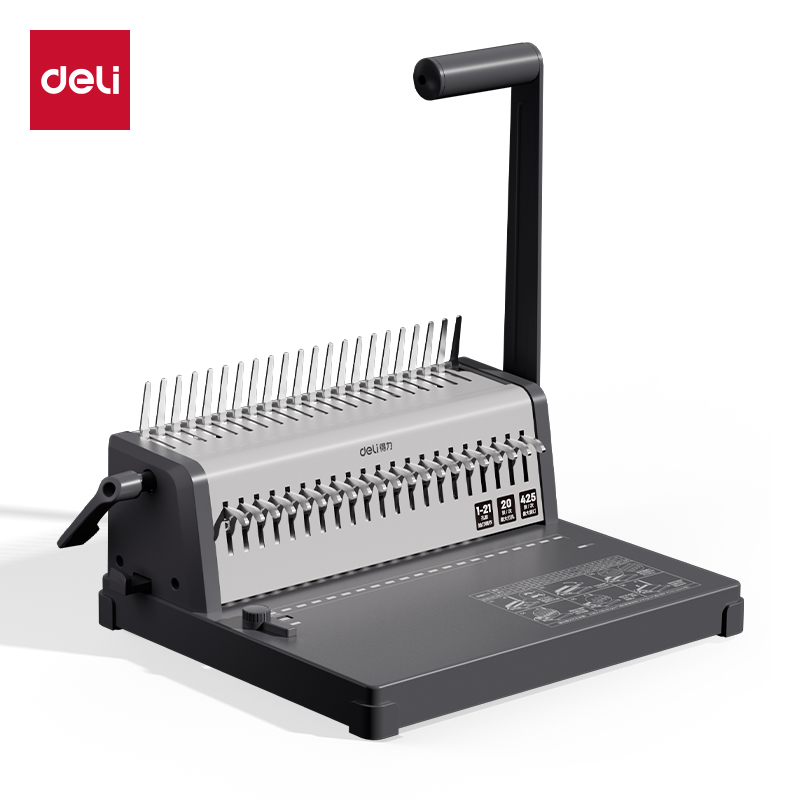 Binding Machine Comb - Mesin Penjilid Sisir Plastik Multi-Lubang Deli