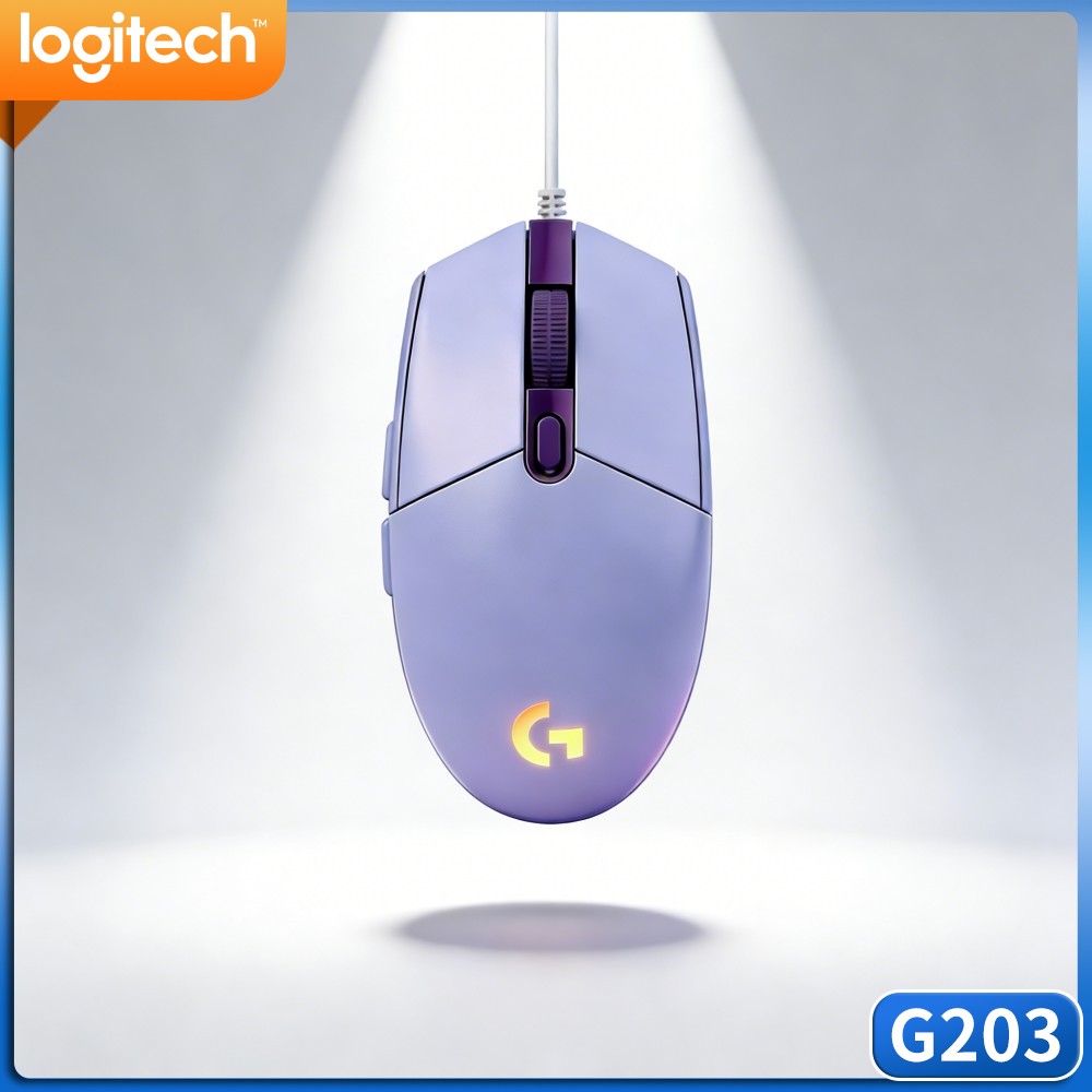 Logitech Mouse G203 - Logitech G203 Mouse Gaming Berkabel dengan