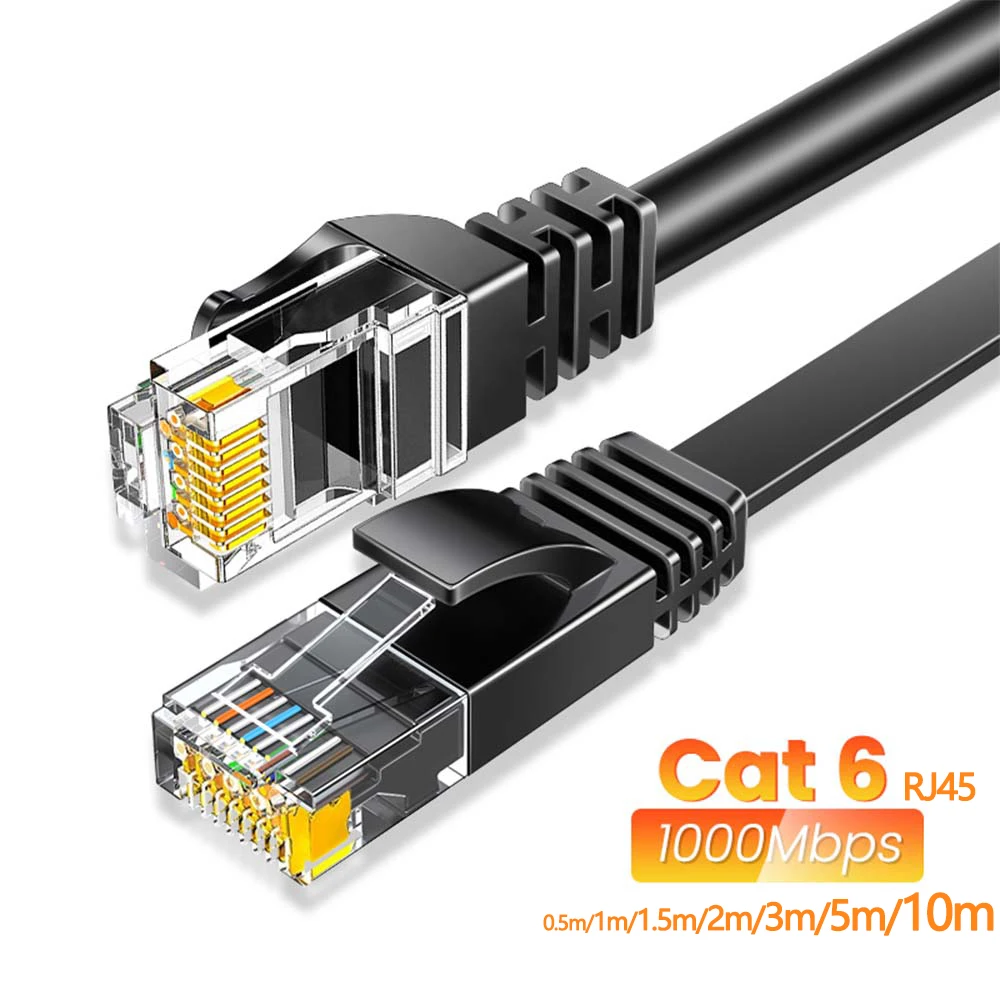 Power Over Ethernet - Cat6 kabel Ethernet Gigabit kecepatan tinggi,