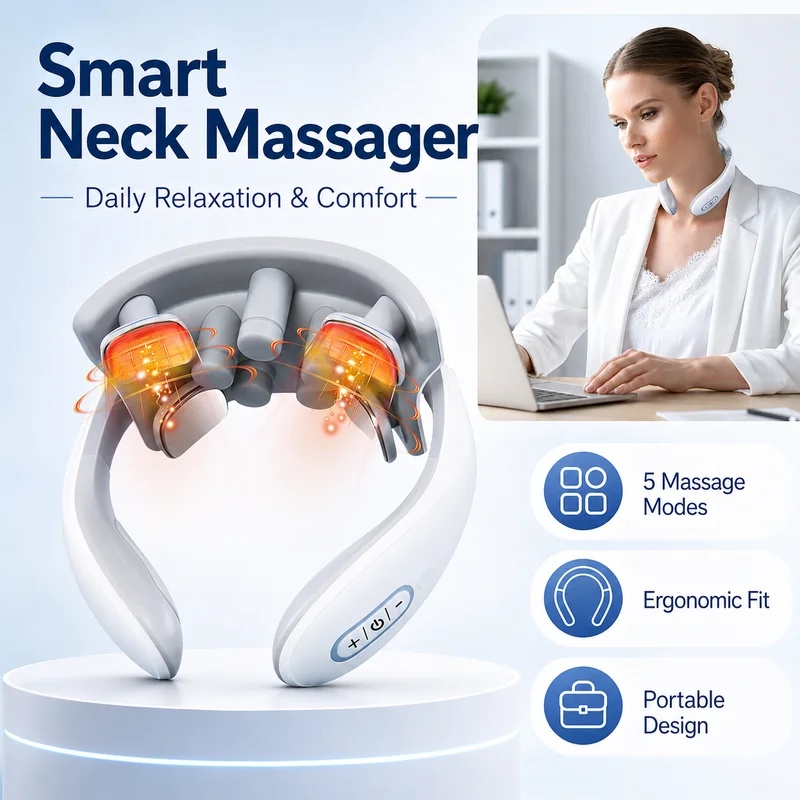 Office Technologies - Alat Pijat Leher Pintar untuk Dewasa,