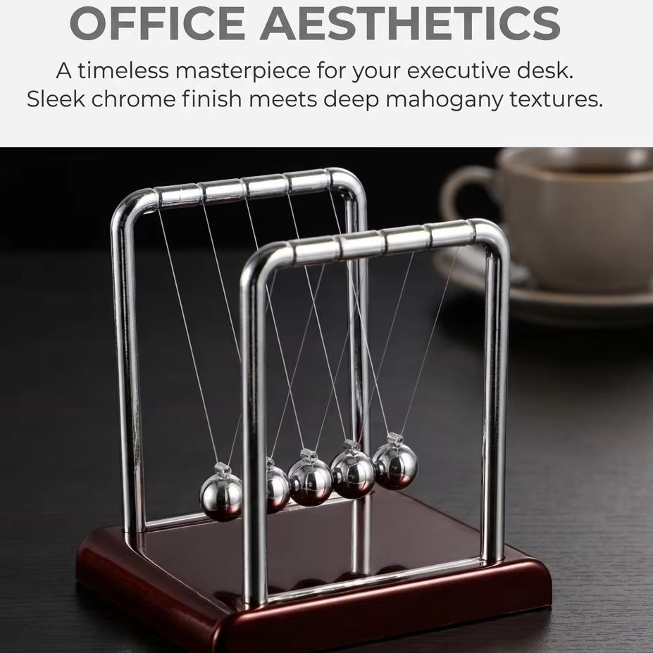 Office Technologies - Newton Cradle Balance Pendulum Ball Mainan