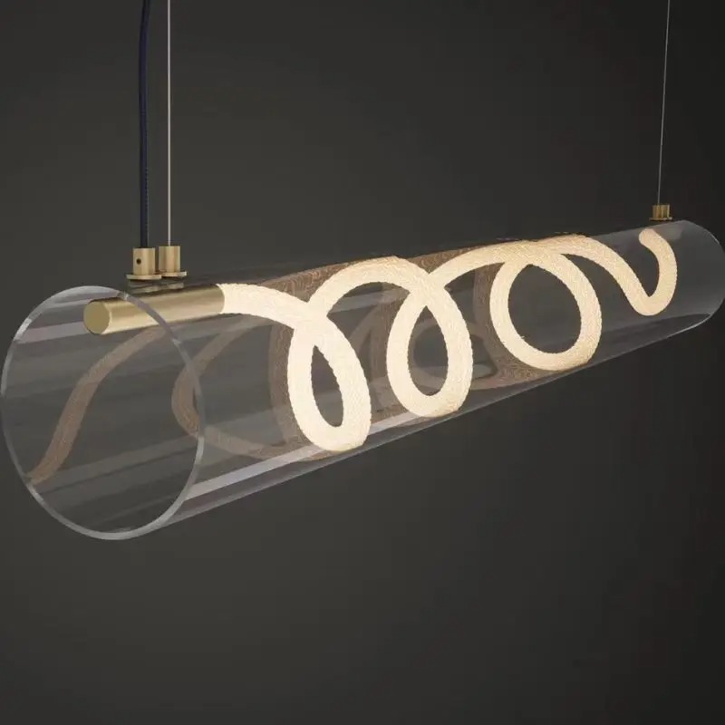 Office Technician - Lampu Gantung Nordic Long Tube Desain