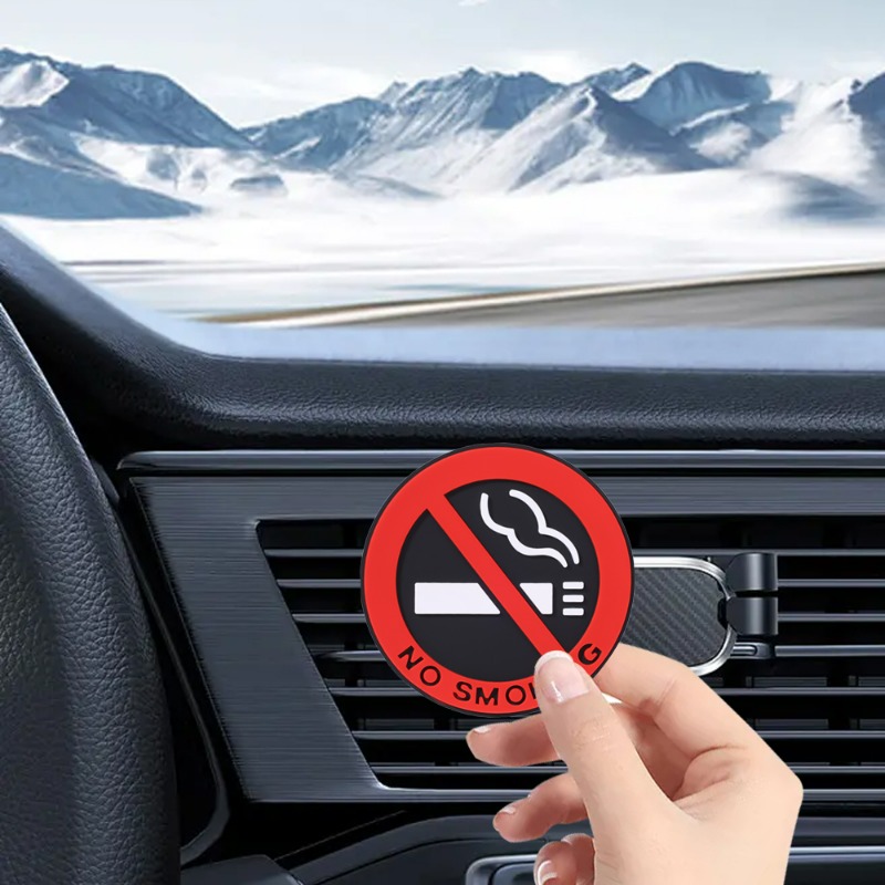 Office Technologies - Stiker Mobil Dilarang Merokok, Tanda Peringatan