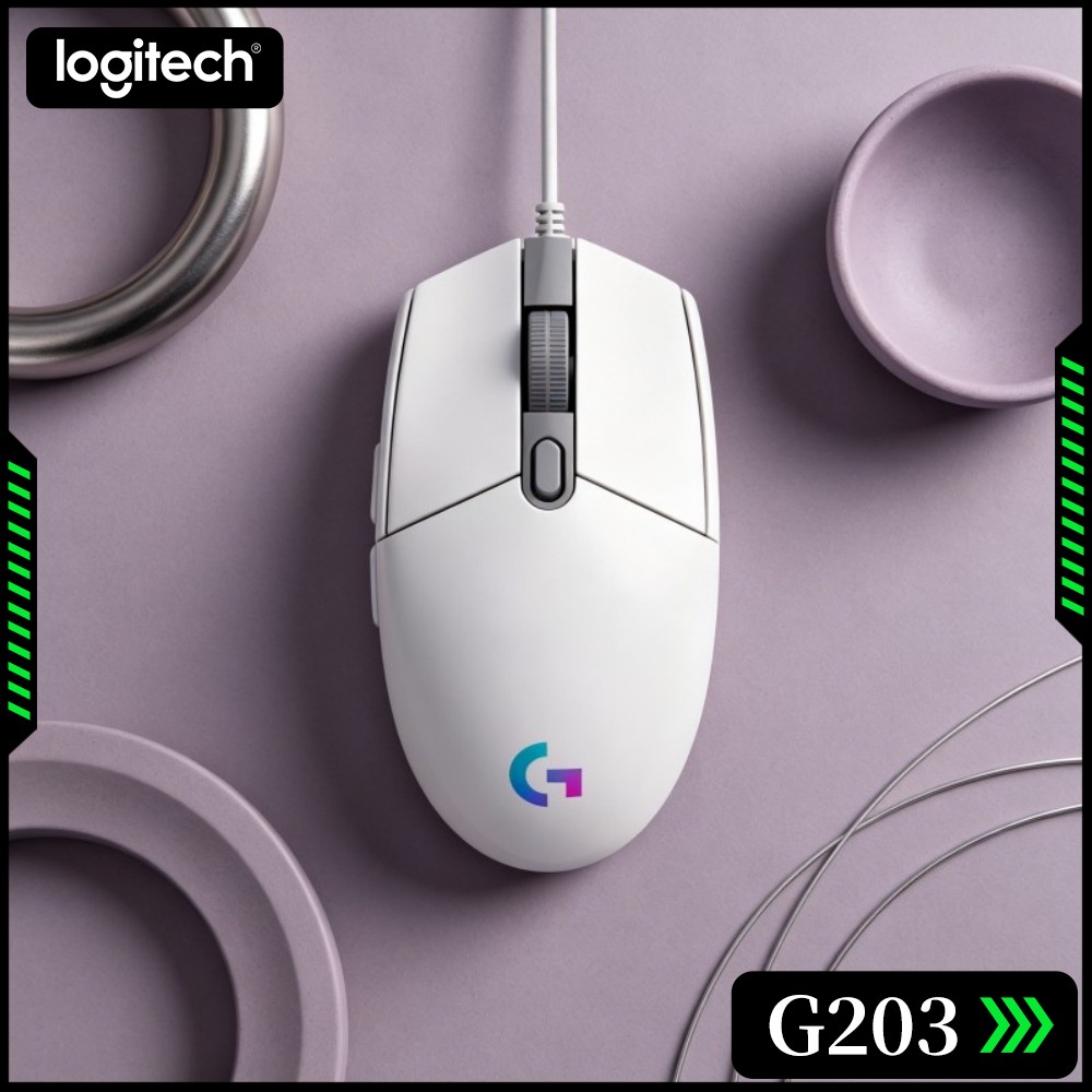 Logitech G203 Mouse Gaming Ber - Logitech Mouse G203 ulasan dan harga