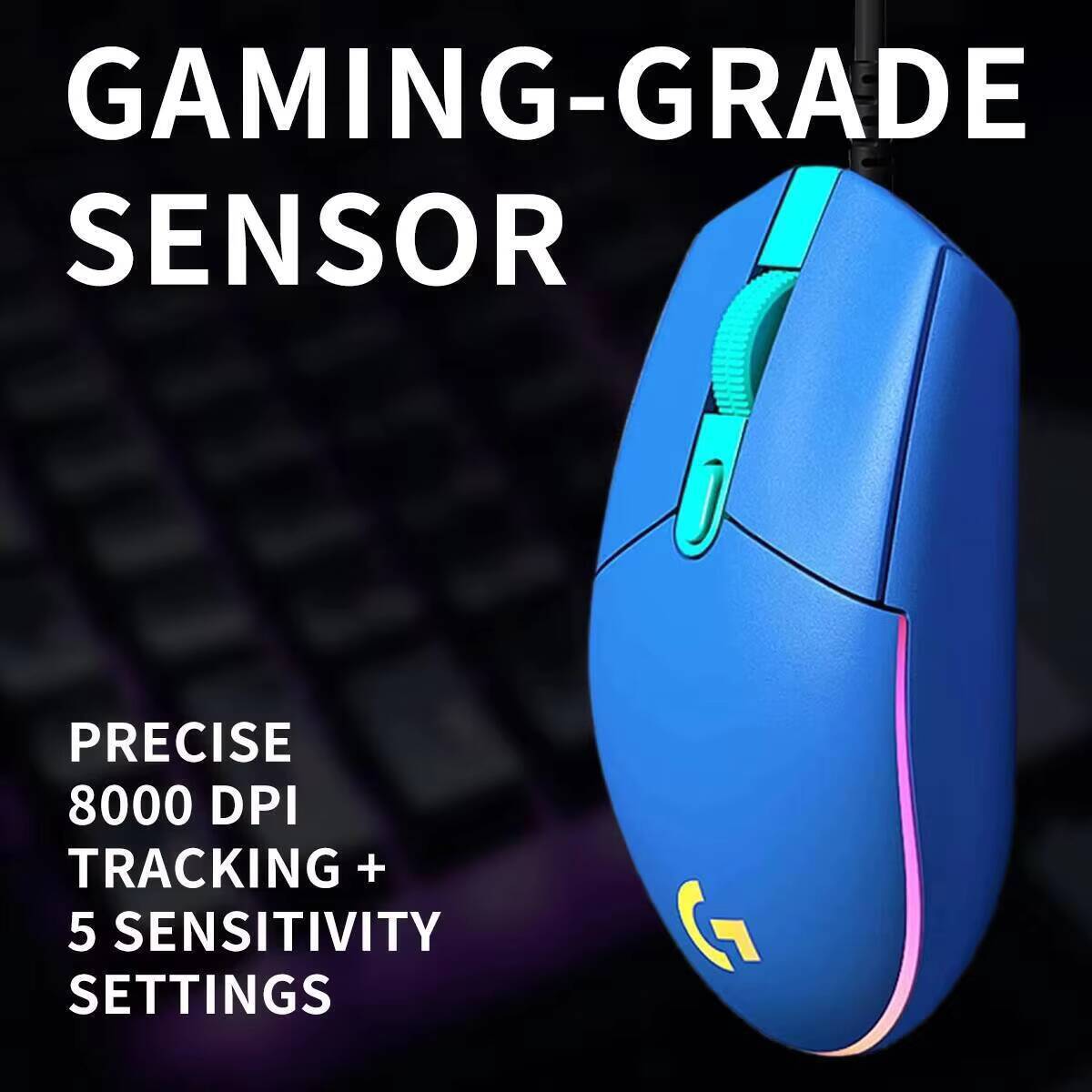 Logitech G203 Mouse Gaming RGB - Logitech Mouse G203 ulasan dan harga