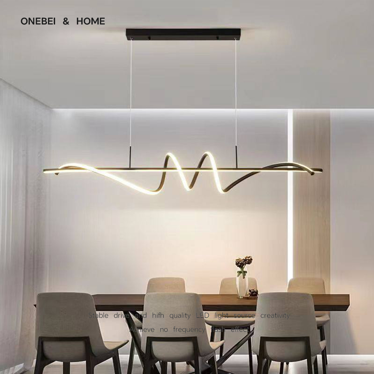 Lampu Gantung LED Modern yang  - Office Technician ulasan dan harga