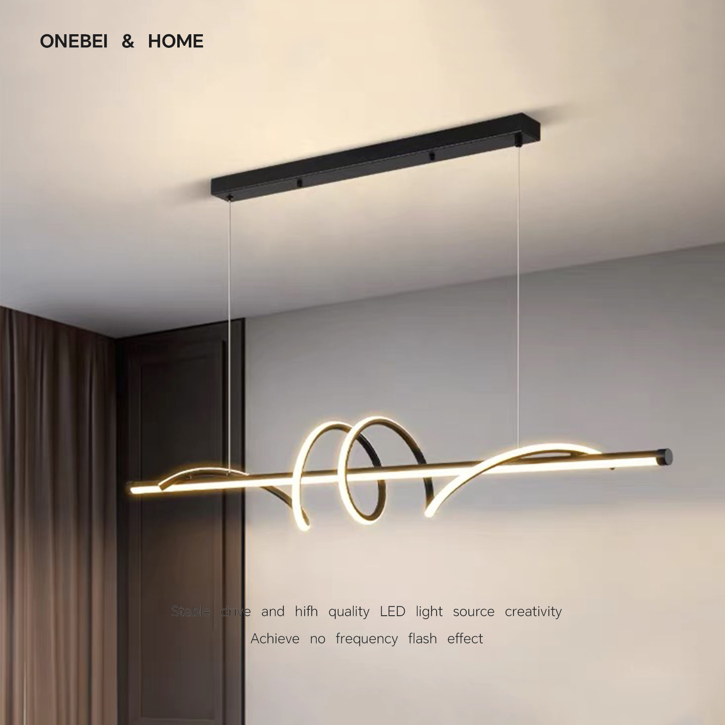 Lampu Gantung LED Modern yang  - Office Technician ulasan dan harga