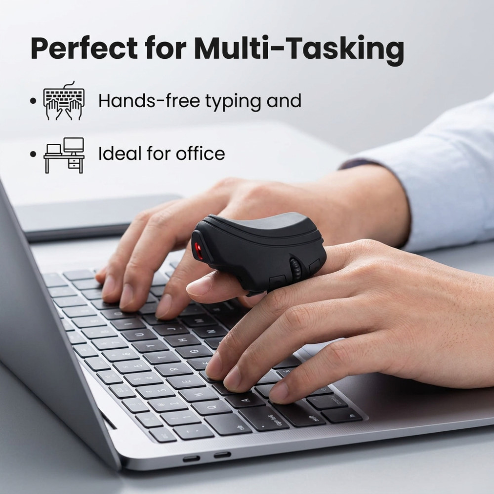 Mouse Cincin Jari 1000DPI Kont - Office Technologies ulasan dan harga