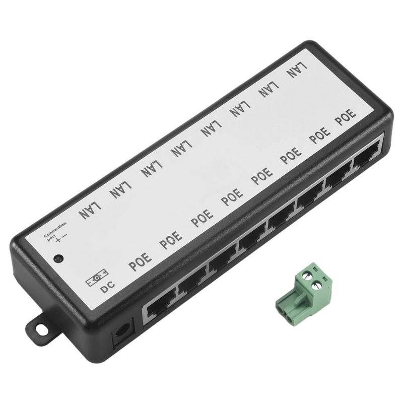 PHILE-8 Port Poe Injector Poe  - Power Over Ethernet ulasan dan harga
