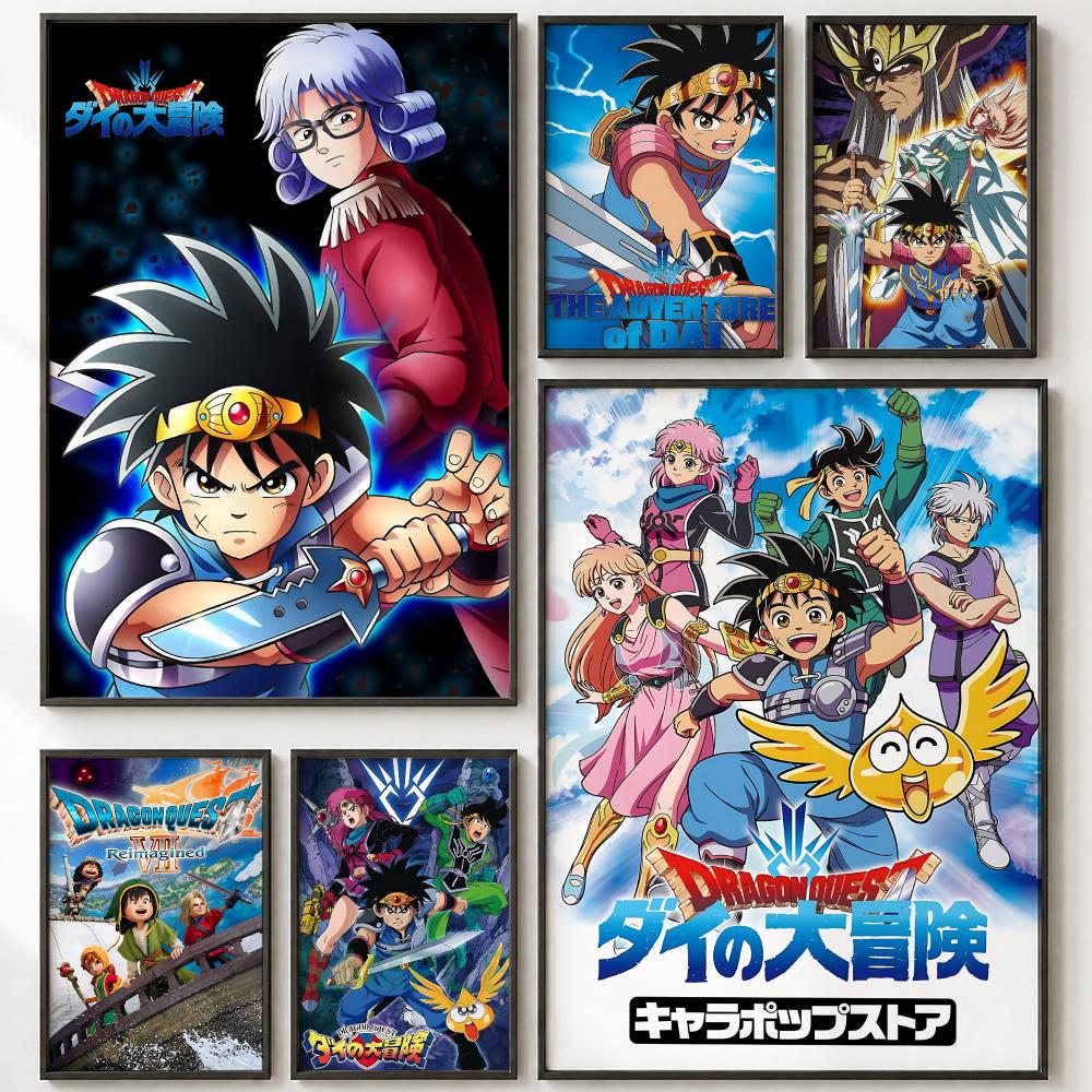 Poster RPG Dragon Quest, poste - Office Quest ulasan dan harga