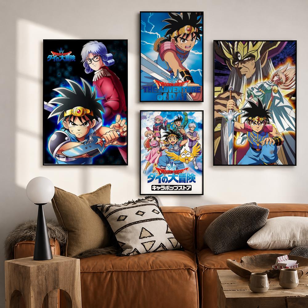 Poster RPG Dragon Quest, poste - Office Quest ulasan dan harga