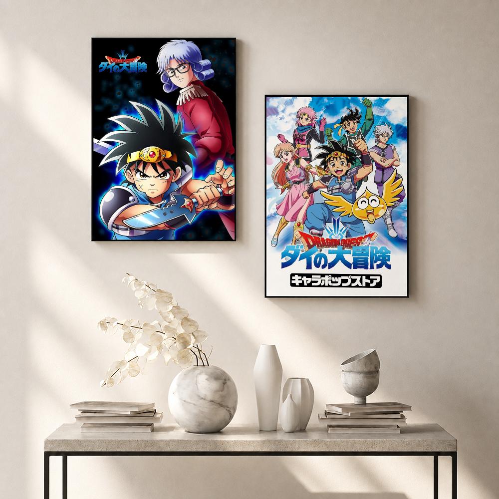 Poster RPG Dragon Quest, poste - Office Quest ulasan dan harga