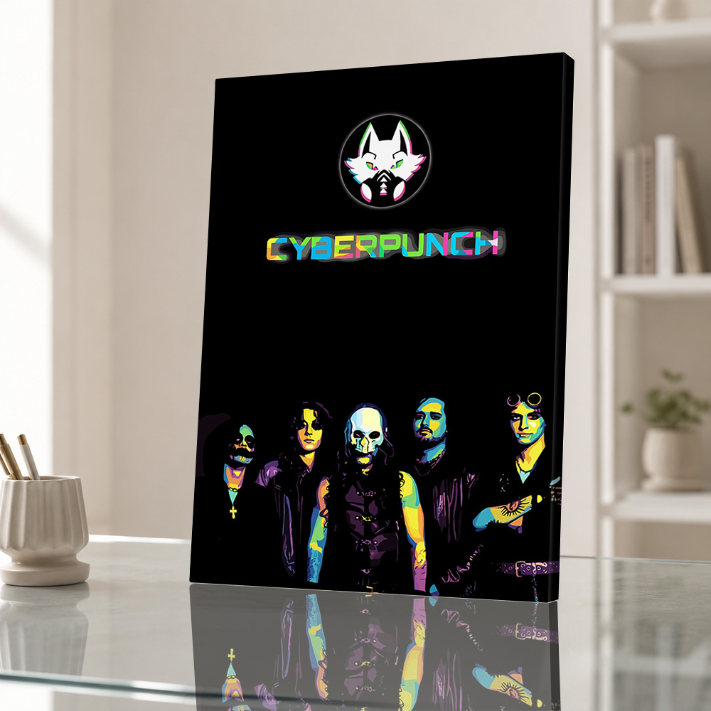 Poster Kanvas Cyberpunk, Foto  - Office Technologies ulasan dan harga