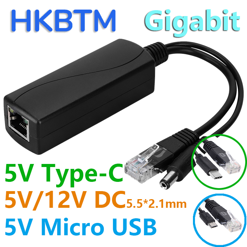 HKBTM Splitter PoE Gigabit unt - Power Over Ethernet ulasan dan harga